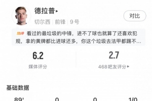 去夏3000万镑加盟！德拉普对热刺多项数据挂零，英超27战仅1球最新头条