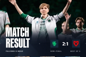 猎鹰剑指CAC冠军！MOUZ狂追8分白忙活 Niko三杀终结晋级决赛