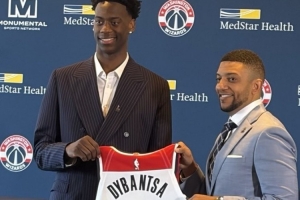3号没了！奇才官方：状元迪班萨将穿着4号球衣开启NBA生涯